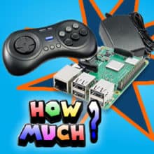 How much does it cost to build a retro games console?