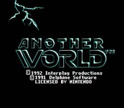 Another World title screen