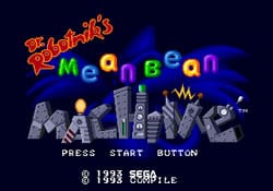 Dr Robotnik's Mean Bean Machine title screen