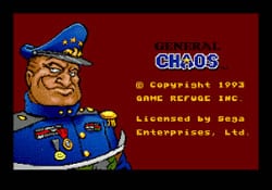 General Chaos title screen
