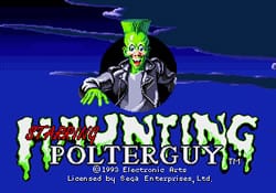 Haunting Starring Polterguy title screen