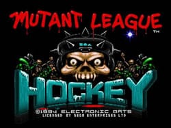 Mutant League Hockey title screen