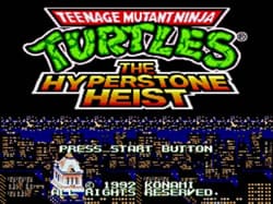 Teenage Mutant Ninja Turtles - The Hyperston Heist title screen